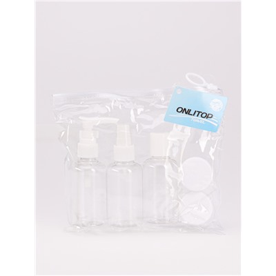 Набор для хранения, в чехле, 6 предметов, белый, прозрачный