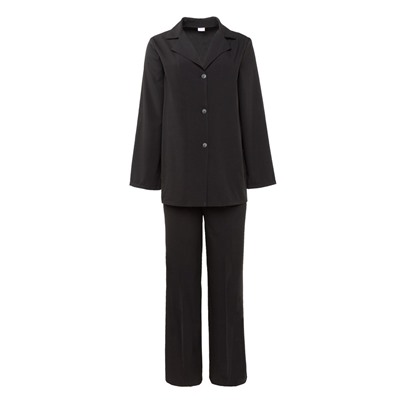 Костюм женский (жакет, брюки) MINAKU: Green trend, размер 48, чёрный