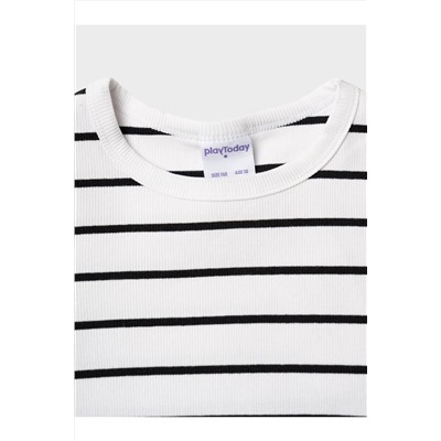 Фуфайка трикотажная для девочек (футболка) PLAYTODAY, 1240217