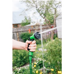 Пистолет для полива, 5 режимов, под шланги 1/2" (12 мм), 3/4" (19 мм), 1" (25 мм), пластик, Greengo