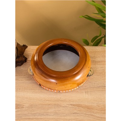 Сувенирный музыкальный инструмент «Бубен», 21×21×7 см, махагон