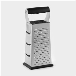 Тёрка Magistro Gate, 4 грани, 10.5×8.5×25.5 см, серая