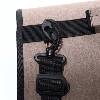 Сумка - переноска для животных, 40×26×26 см, с иллюминатором, коричневая