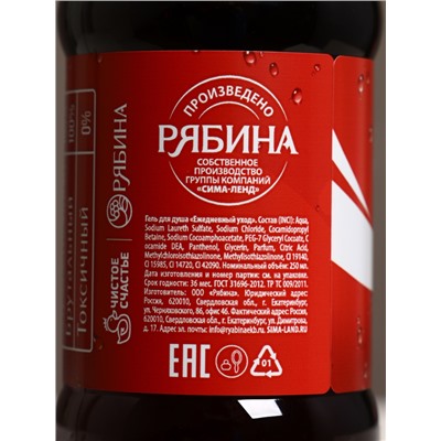 Подарочный набор косметики «Крутой», гель для душа виски и гель для душа кола, 2×250