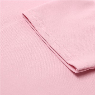 Костюм детский для девочки (футболка, шорты), розовый, рост 116 см