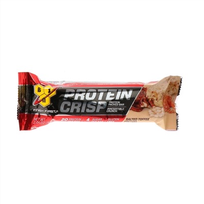 BSN, Protein Crisp, протеиновый батончик, крендельки с соленой карамелью, 12 батончиков, 57 г (2,01 унции)