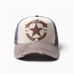 Кепка мужская MINAKU IBIZA, размер 56-58, синяя