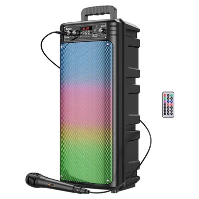 Портативная акустика напольная Hoco BS52 Billowing 20W, микрофон (black)