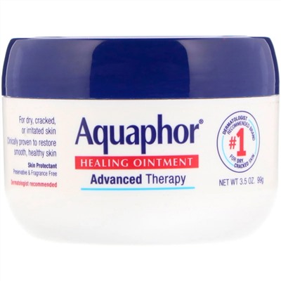 Aquaphor, Целебная мазь, защитное средство для кожи, 99 г (3,5 унции)