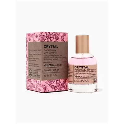 Парфюмерная вода женская Vegan Love Studio Crystal, 50 мл (по мотивам Bright Crystal (Versace)