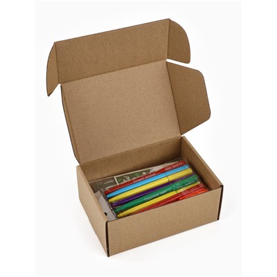 Подарочный набор новогодний, 8 ручек, 8 открыток МИКС