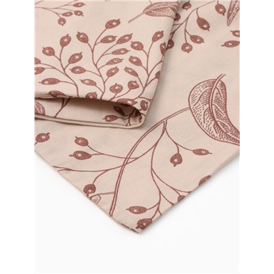 Пододеяльник 1.5-спальный «Экономь и Я. Барбарис», 147×210 см, бежевый, бязь