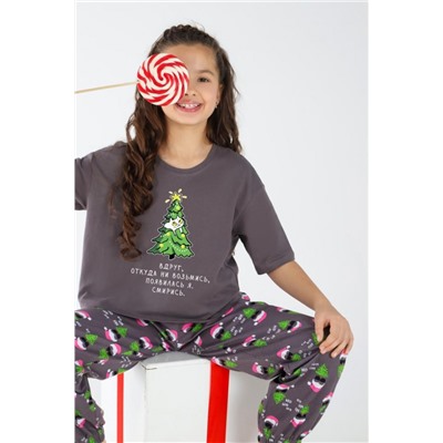 Костюм для девочки Стар-1 (Серый)