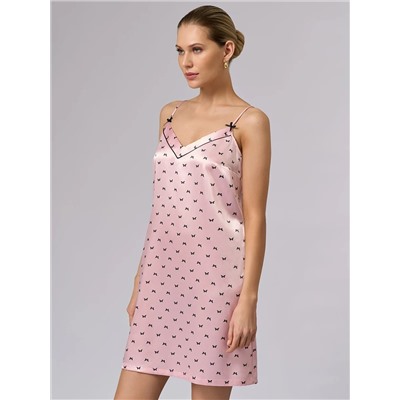 Omsa Сорочка OmD 0109D PINK LOVE Сорочка принт. жен. (на узких бретелях укороченная), PL