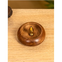 Подставка под благовония, 7×7×4.6 см, дерево шишам