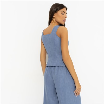 Топ приталенный, Безупречный силуэт (пасмурное небо)