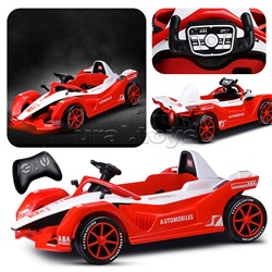 Электромобиль детский "Ралли" (цвет красный)