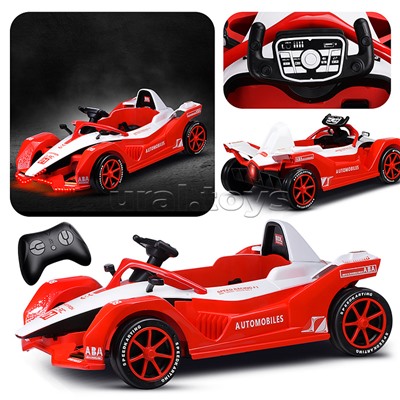 Электромобиль детский "Ралли" (цвет красный)