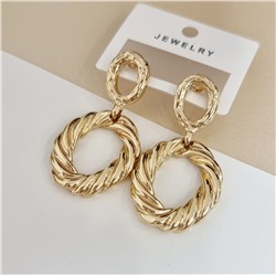 Серьги женские бижутерия на уши, коллекция LALIQ, арт.003.293