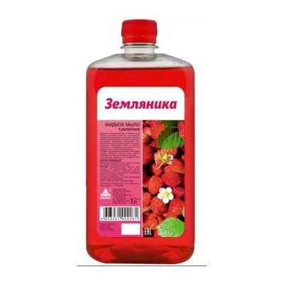 Ника мыло жидкое Земляника 1л