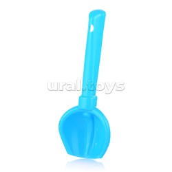 Набор №228: ведро малое с наклейкой, ситечко-цветок, совок №2, грабельки №2, 2 формочки, лейка малая