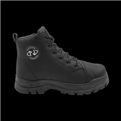 Ботинки на меху Н965-1 черные п/п