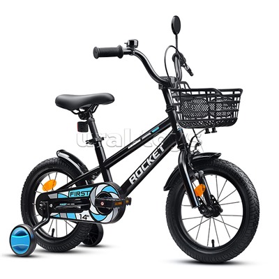 Велосипед 14" Rocket First, цвет черный