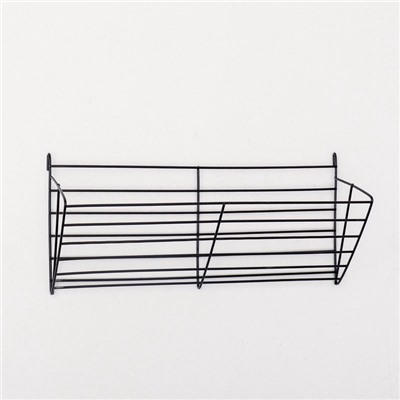 Кормушка для сена, 28×9×10 см, металл, чёрная