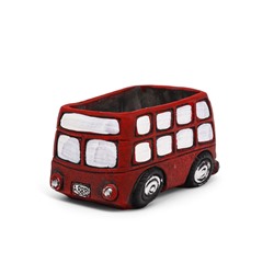 Горшок для цветов «Автобус Барт» керамический, 300 мл, 11.5×7×7 см, красный