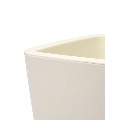 Кашпо для цветов «Флориан», 4.2 л, 39×20×24.5 см, пластиковое, на ножках, белое