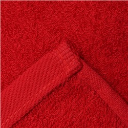 Полотенце махровое «Этель. Больших побед», 35×50 см, хлопок 100%, красное