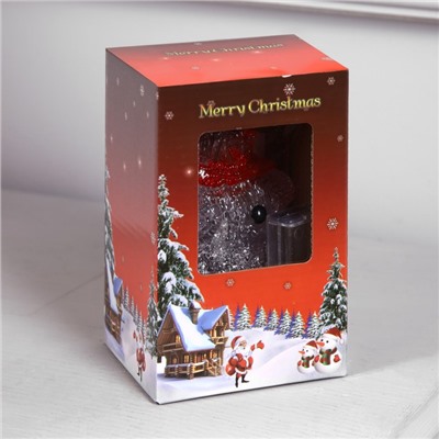 Светодиодная фигура «Снеговичок» 7×15×7 см, акрил, 8 LED, батарейки ААх2 (не в комплекте), свечение белое