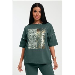 Футболка женская 238 (Зеленый)