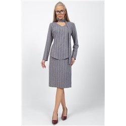 Юбка Студио (полоска/серый)