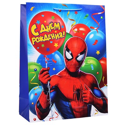 Пакет подарочный глянцевый "Супергеро" XL
