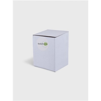 Сахарница Bella Tenero «Эко», 300 мл, 8×8×8.5 см, с бамбуковой крышкой и ложкой, стекло, прозрачная