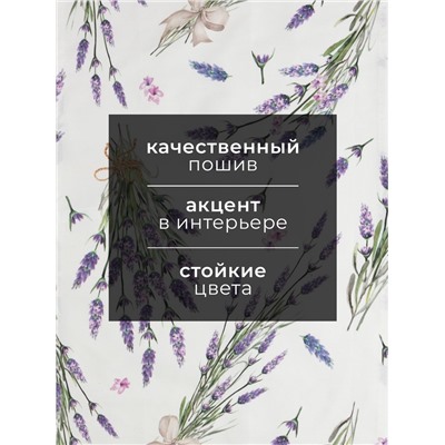 Полотенце «Этель» Lavender (вид 2), 40×73 см, 100% хлопок, саржа 190 г/м²