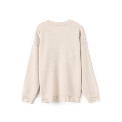 Джемпер женский MINAKU: Knitwear collection, бежевый, размер 50-52