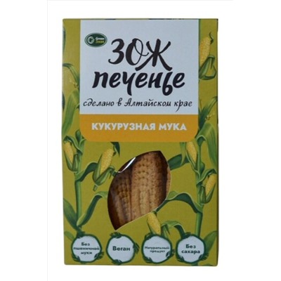 Печенье овсяное ЗОЖ кукурузное 100г ЭКОПРОДУКТЫ, 1184440