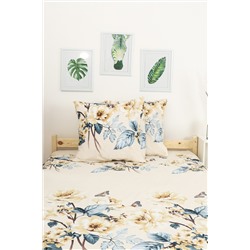 Наволочка перкаль Букет пионов