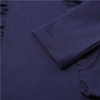 Джемпер для девочки школьный, цвет тёмно-синий, рост 116 см