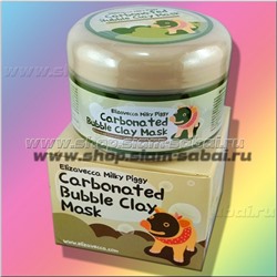 Пузырьковая глиняная маска для очищения лица Elizavecca Bubble Clay