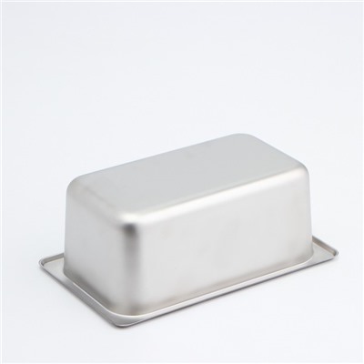 Гастроёмкость GN 1/4 Hanna Knövell, 100 мм, 26.5×16.2×10 см, толщина 0.6 мм, нержавеющая сталь