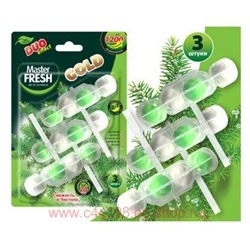 MASTER FRESH Блок подвесной для унитаза 3шт ХВОЯ 0747