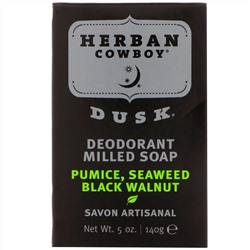 Herban Cowboy, Дезодорирующее пилированное мыло, Сумрак, 5 унц. (140 г)