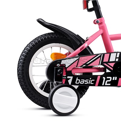 Велосипед 12" Rocket Basic, цвет розовый