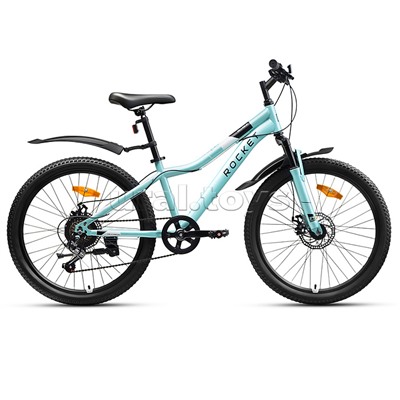 Велосипед 24" Rocket Vela Pro 24 , цвет мятный, размер 13"