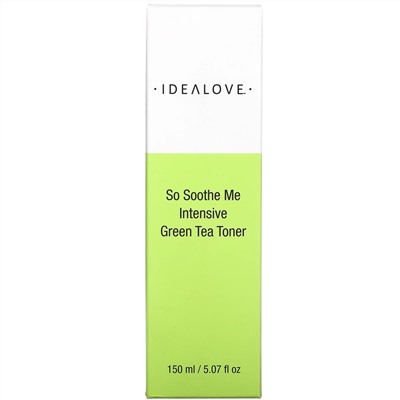 Idealove, So Soothe Me, интенсивный тоник с зеленым чаем, 150 мл (5,07 жидк. унции)