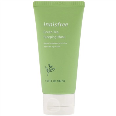 Innisfree, ночная маска с экстрактом зеленого чая, 80 мл (2,7 жидк. унции)