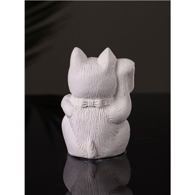 Аромакамень для эфирных масел «Фигурка. Кот фэншуй», для шкафа, гипс, 7×5×5 см